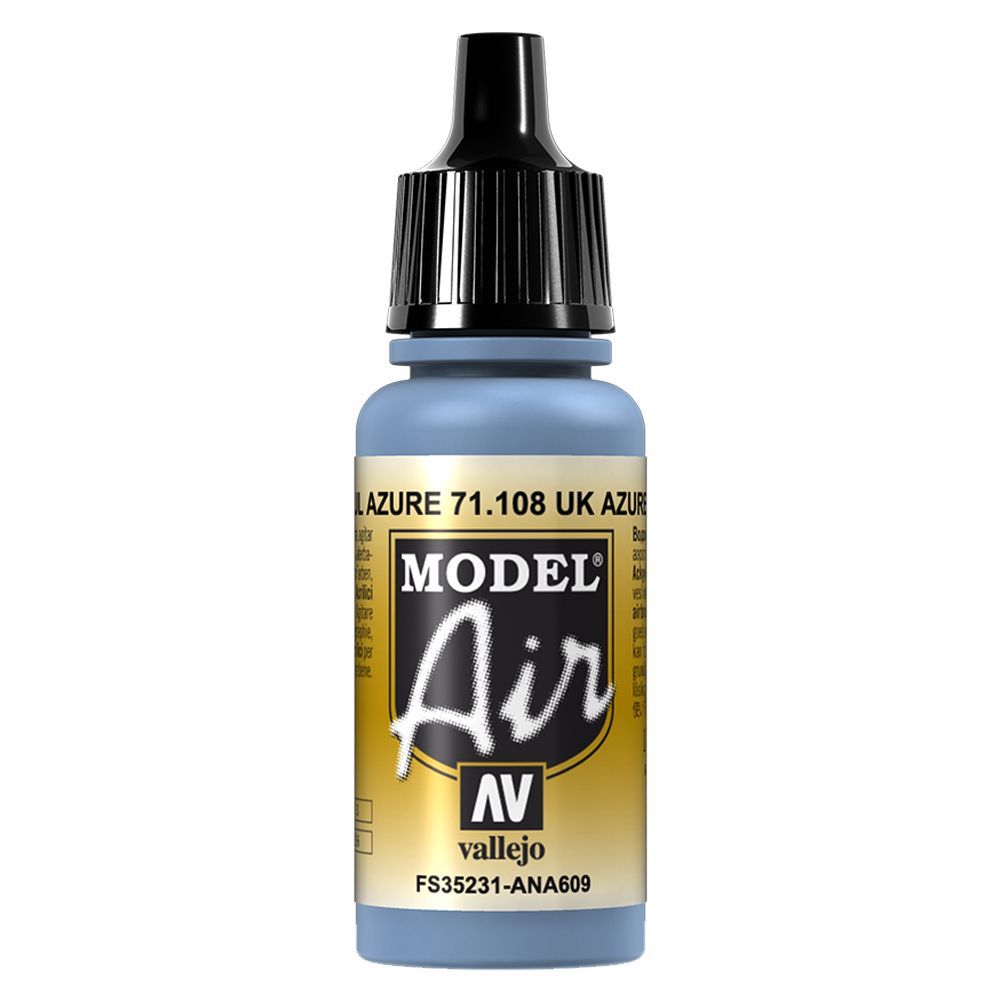 Vallejo - 71.108 Model Air Paint 17ml - UK Azure Blue