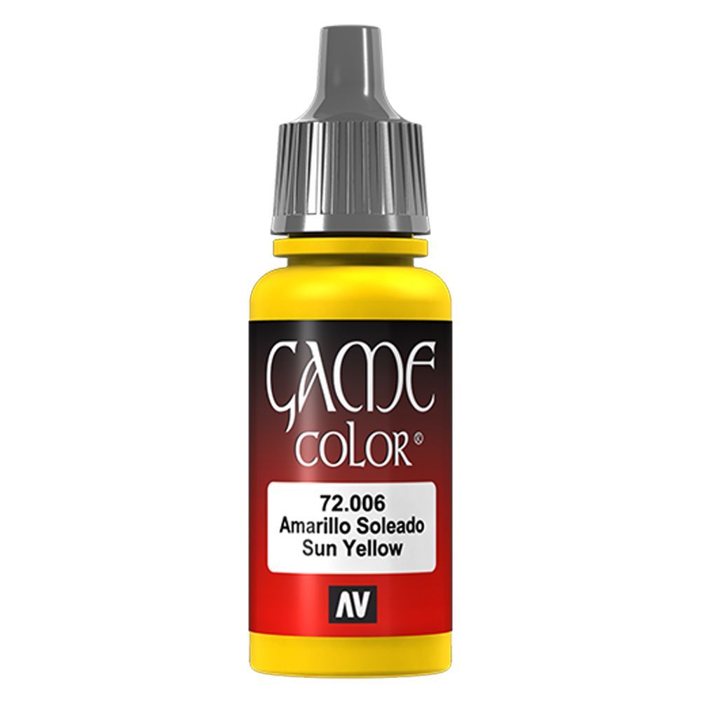 Vallejo - 72.006 Game Color Paint 17ml - Sun Yellow