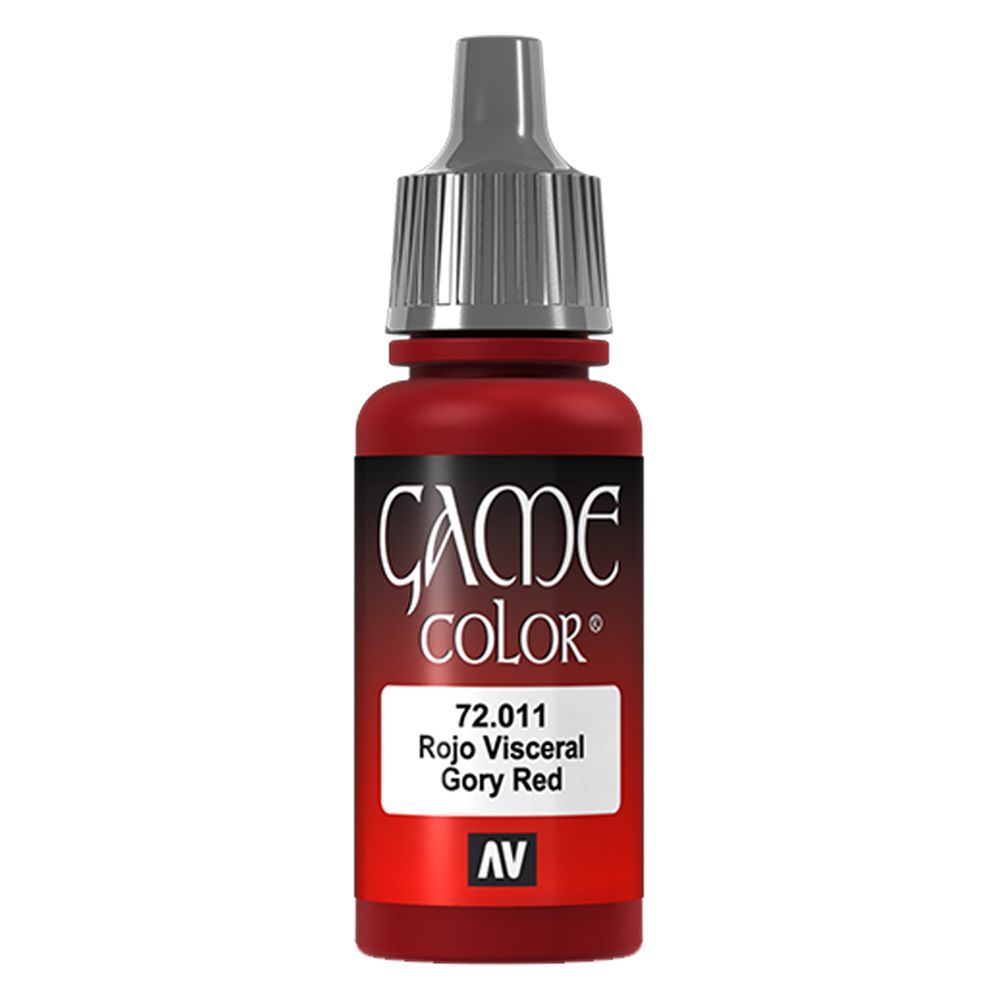 Vallejo - 72.011 Game Color Paint 17ml - Gory Red