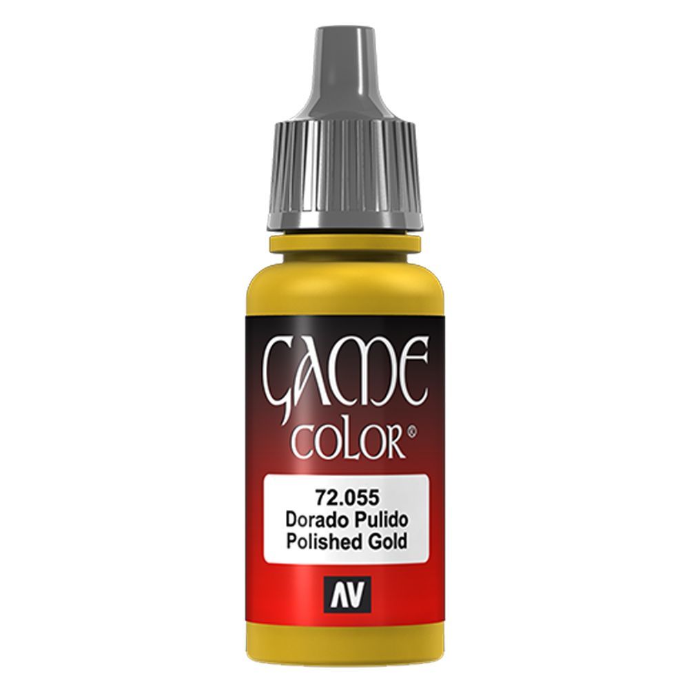 Vallejo - 72.055 Game Color Paint 17ml - Polished Gold
