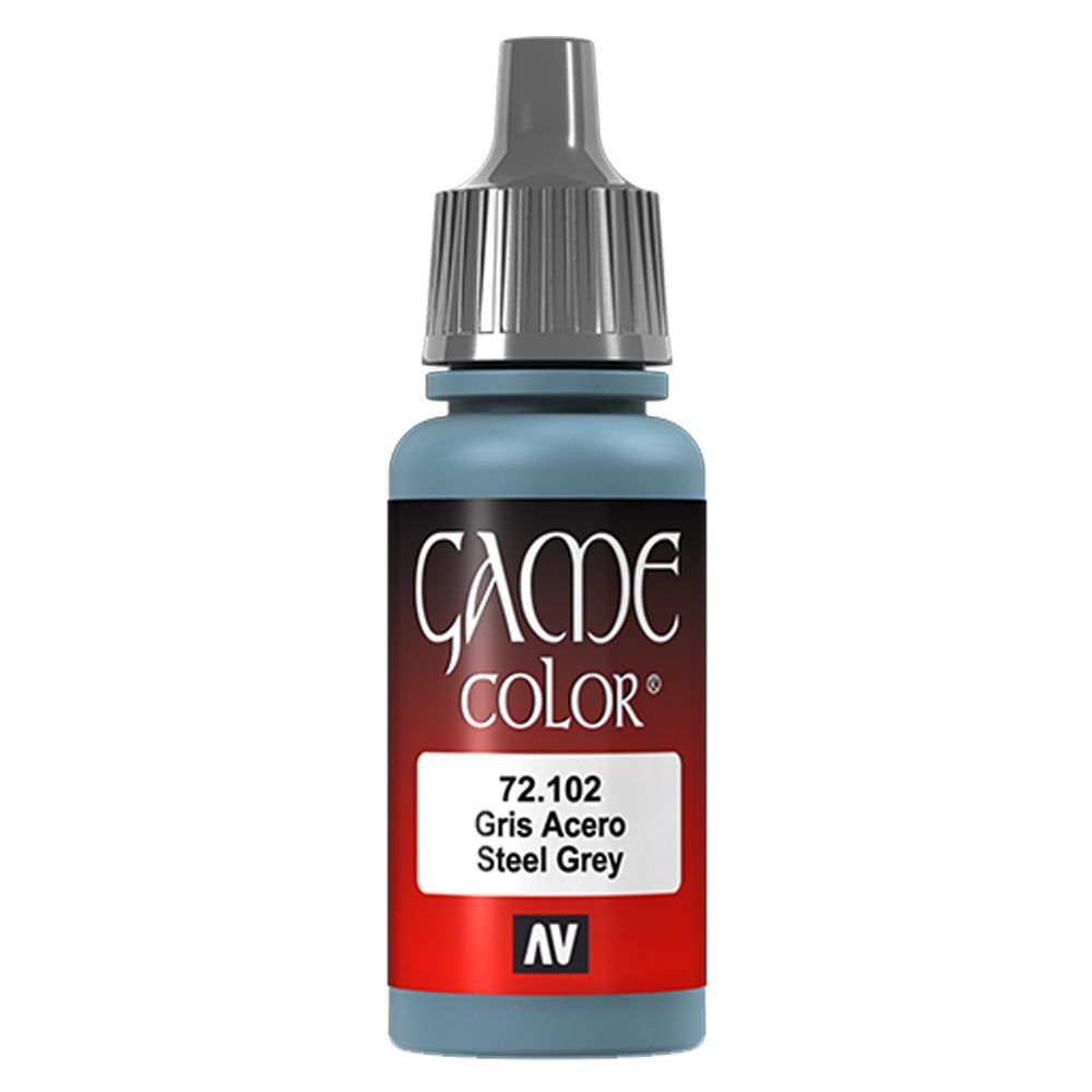 Vallejo - 72.102 Game Color Paint 17ml - Steel Grey