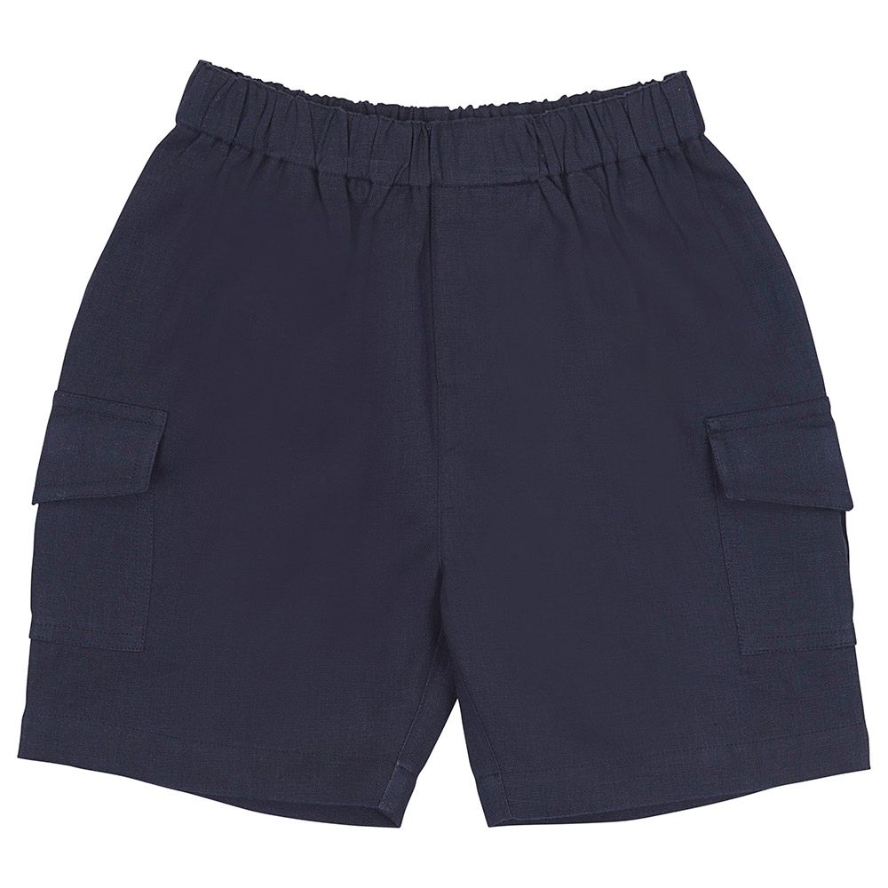 Jules & Juliette  - Carl Shorts Linen - Blue