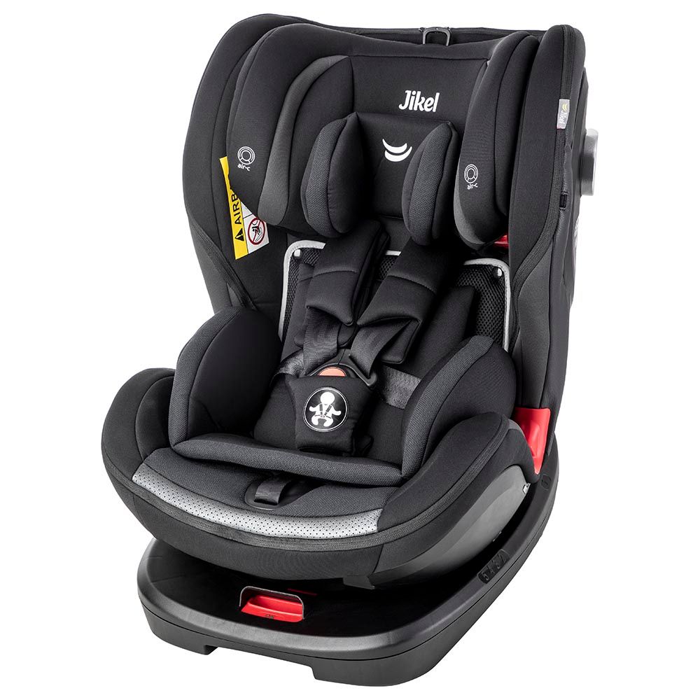 Jikel - Saturn Zip 360 Rotating IsoFix Car Seat - Black