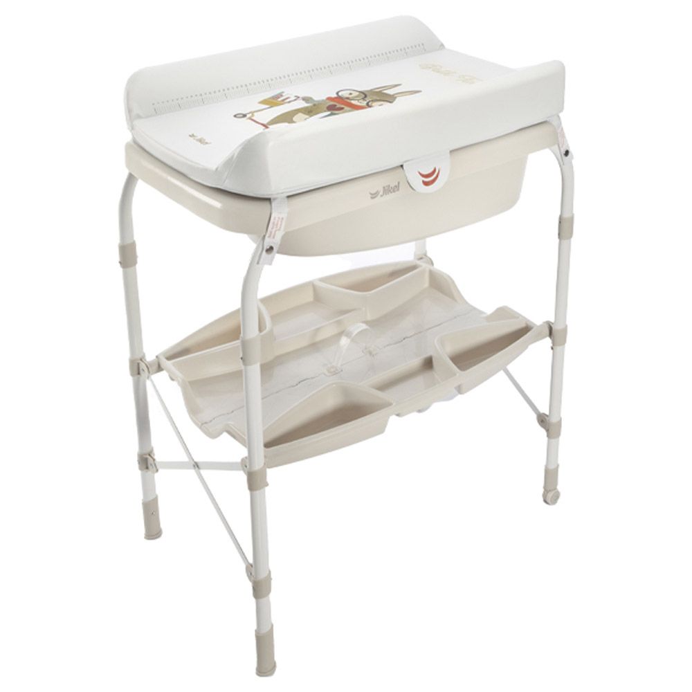 Jikel - Ripple Standing Bath & Changing Table - Beige