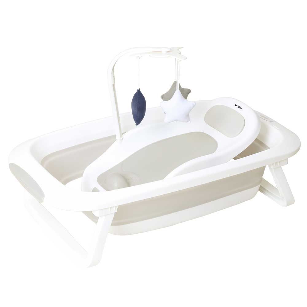 Jikel - Cloud Bathtub & Scrub Bath Booster Chair - Grey