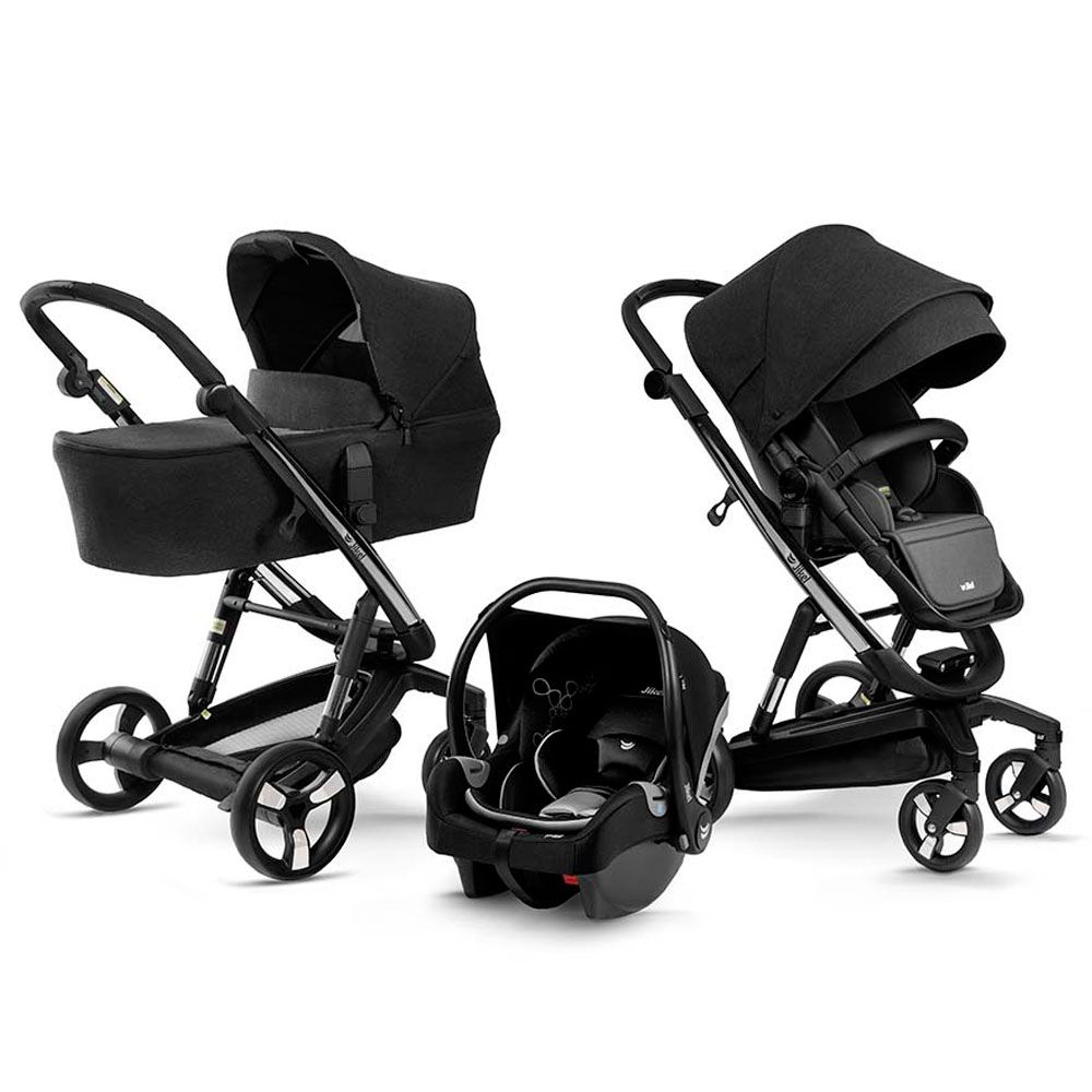 Jikel - Diamond Trio Travel System - Charcoal