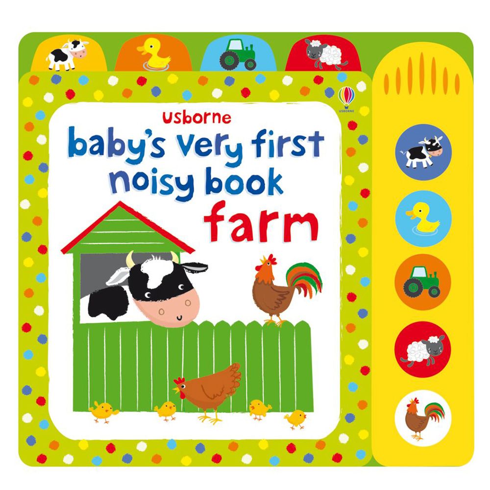 كتب أسبورن-  كتاب المزرعة " Baby's Very First Noisy"  