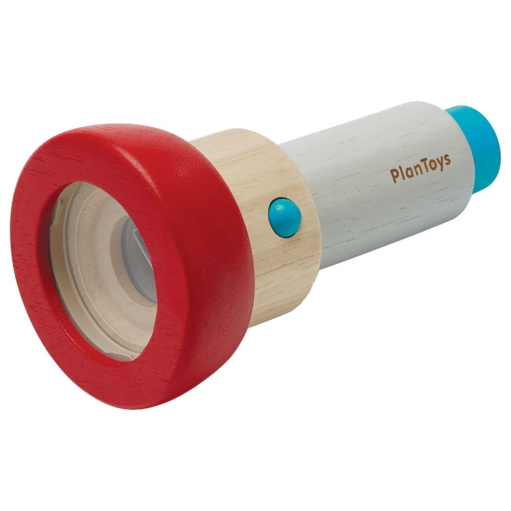 Plan Toys - Wooden Kaleidoscope - Red