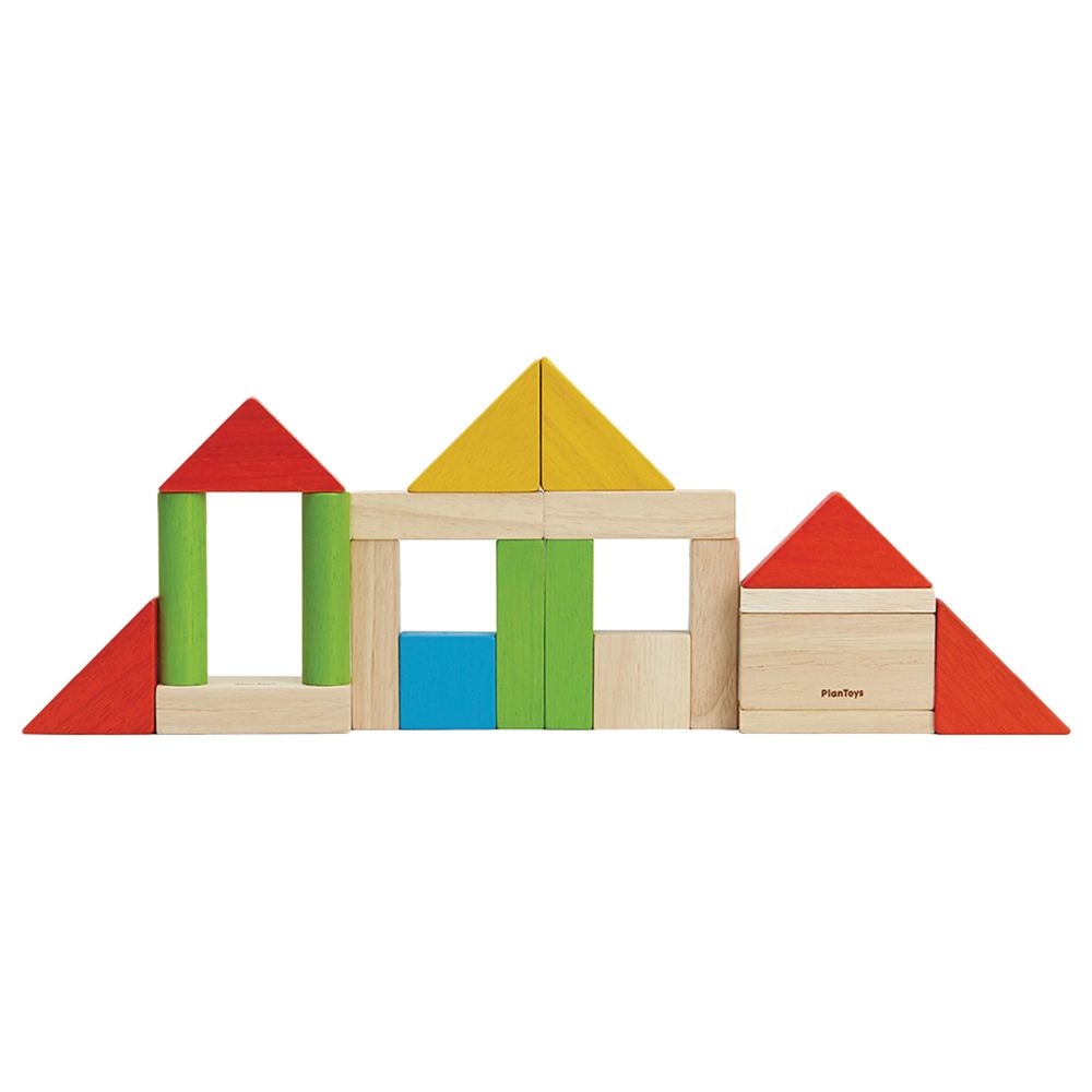 Plan Toys - Colorful 40 Unit Blocks