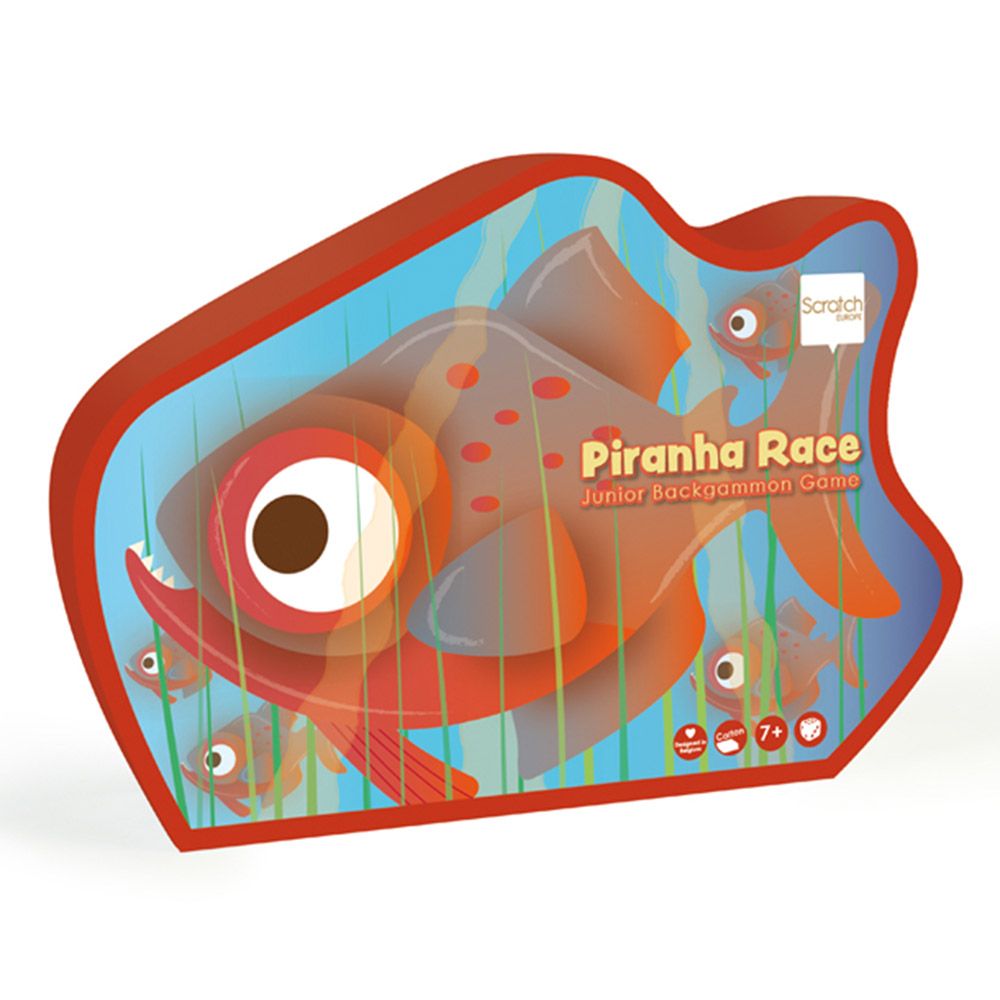 Scratch Europe - Piranha Race - Junior Backgammon Game