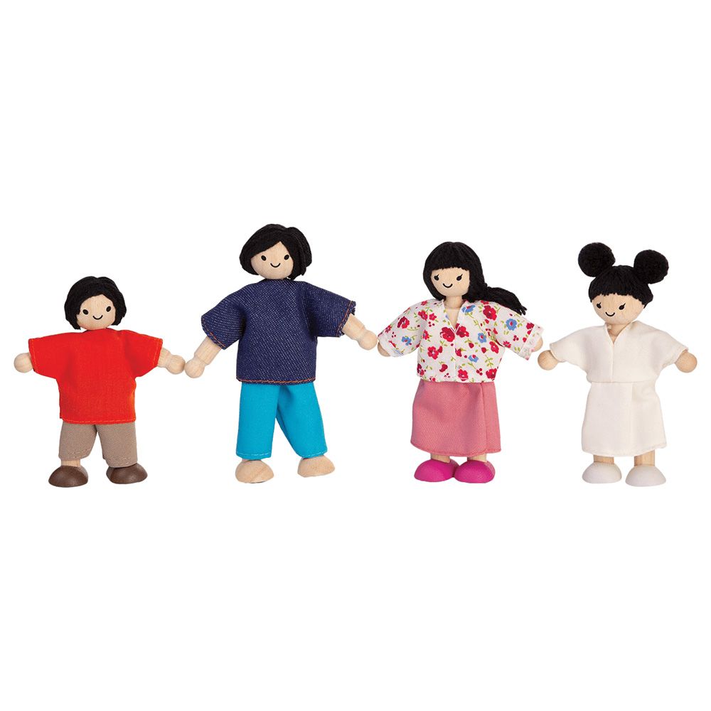 Plan Toys - Wooden Doll Family