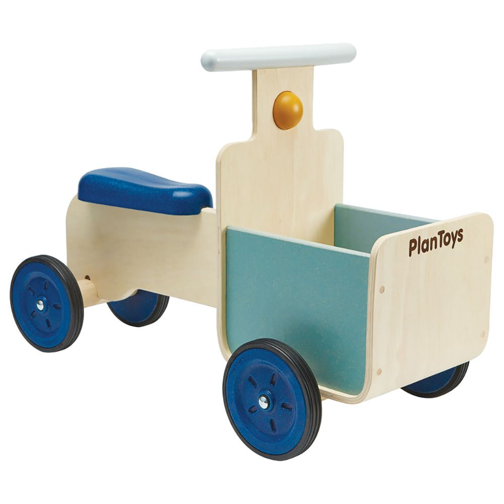 Plan Toys - Delivery Toy Bike - Orchard