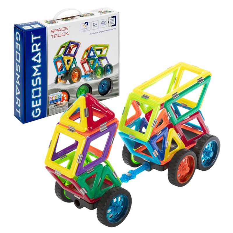 GeoSmart - Space Truck Magnet Play Set - 43pc