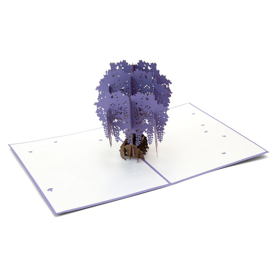 Abra Cards - Lavender Wisteria Tree