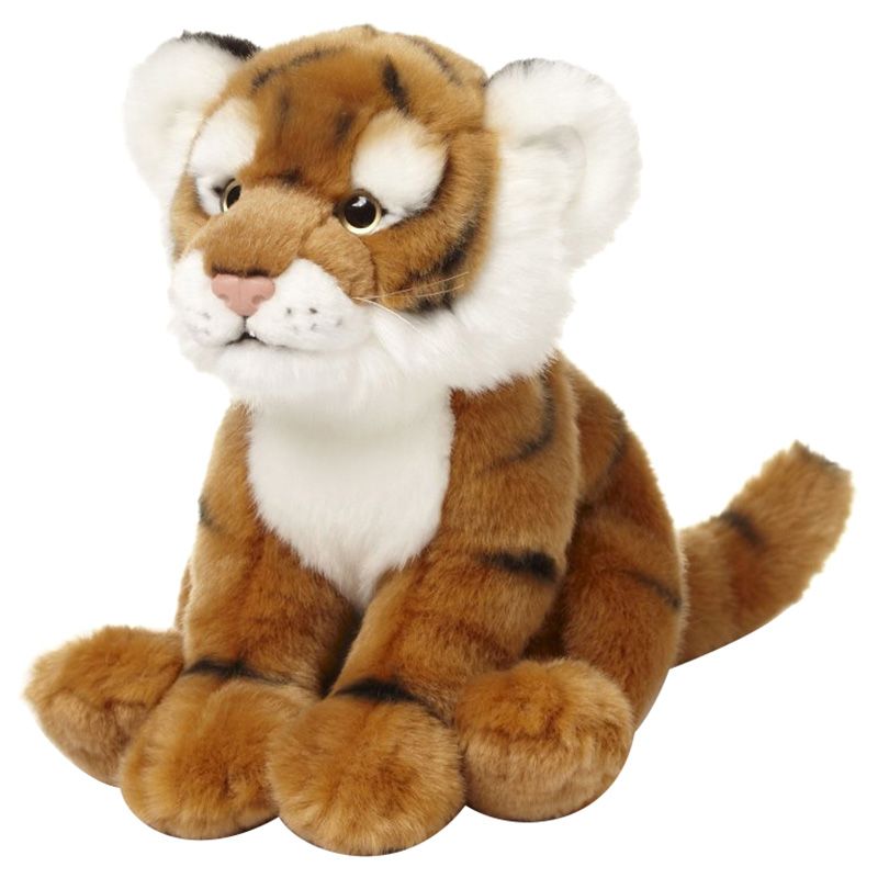 WWF - 9" Brown Tiger Plush Toy