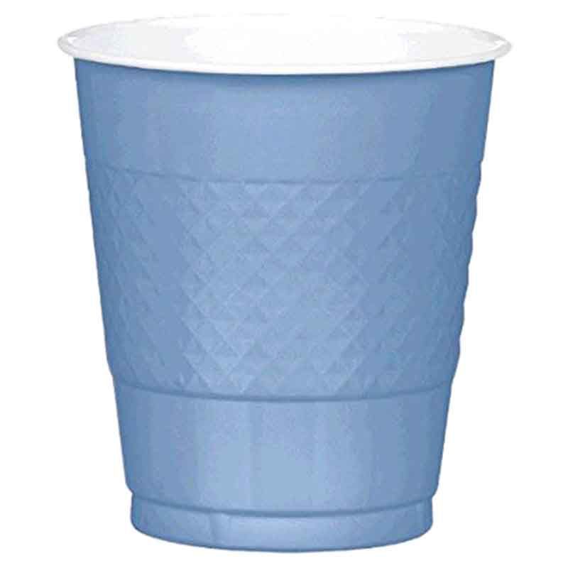 Amscan - Plastic Cups 355ml 20pcs - Pastel Blue