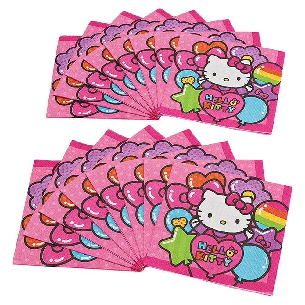 Party Centre - Hello Kitty Rainbow Lunch Tissues (16pcs)