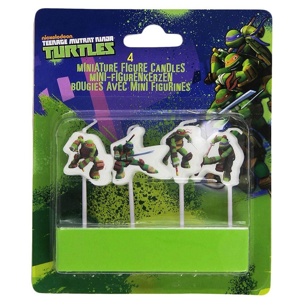 Teenage Mutant Ninja Turtles Mini Figure Candles (4pcs)