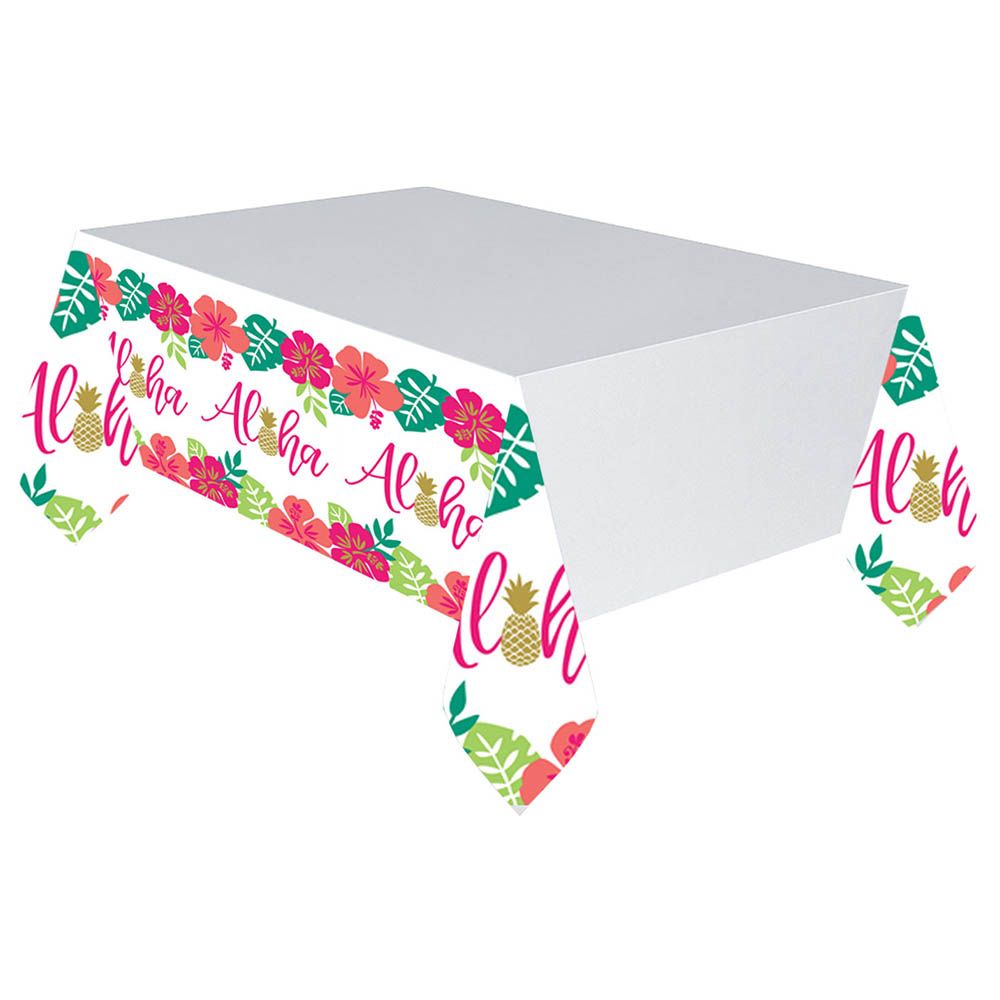 Party Centre - You Had Me At Aloha Paper Table Cover