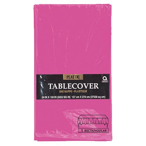 Amscan - Plastic Table Cover - Magenta