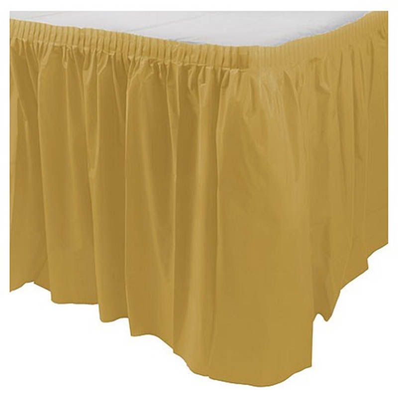 Gold Table Skirt