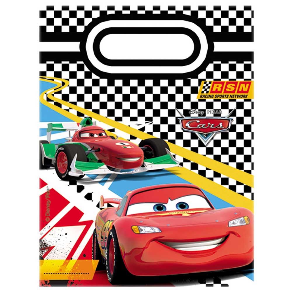 Disney Cars Plastic Party Bags 6pcs