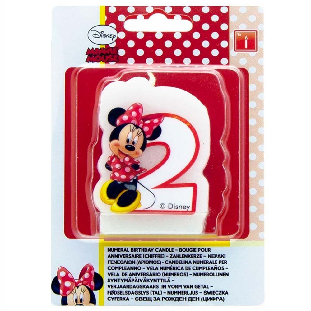 Disney Minnie Numeral Candle No. 2