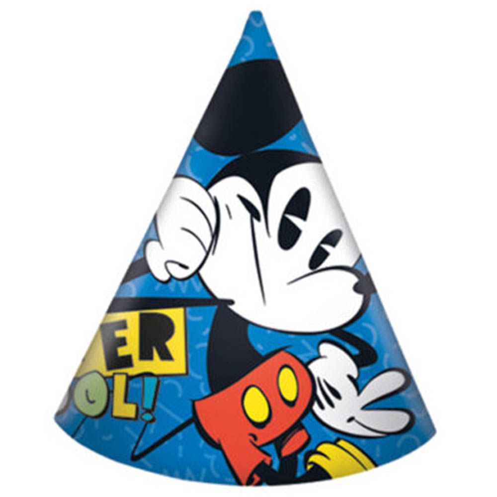 Party Centre - Mickey Super Cool Hats 6pcs
