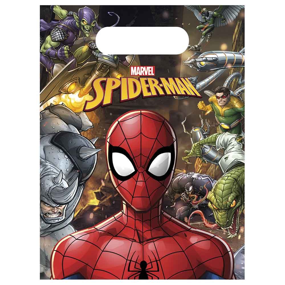 Party Centre - Spider-Man Team Up Marvel Party Bags 6pcs