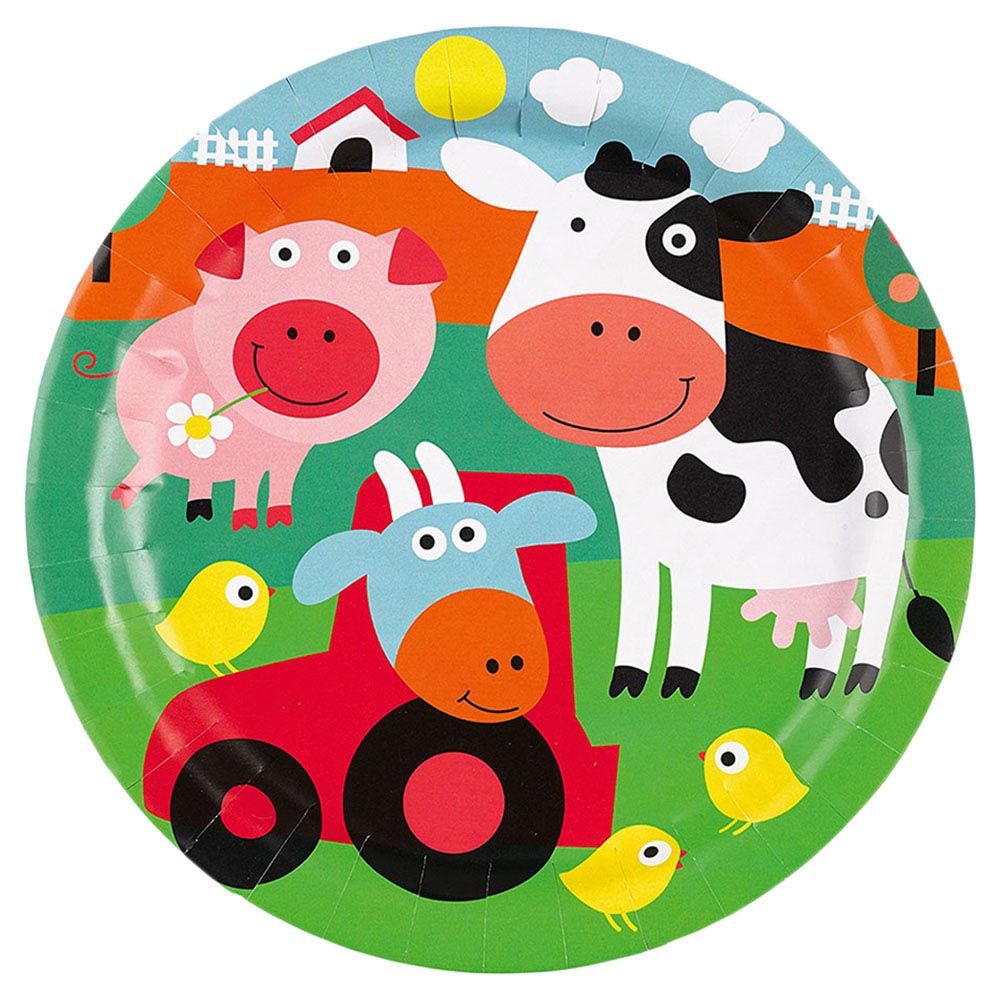 Party Centre - Farm Fun Plates 9" (8pcs)