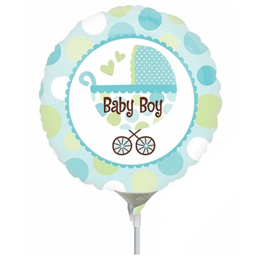 Baby Boy Buggy Foil Balloon