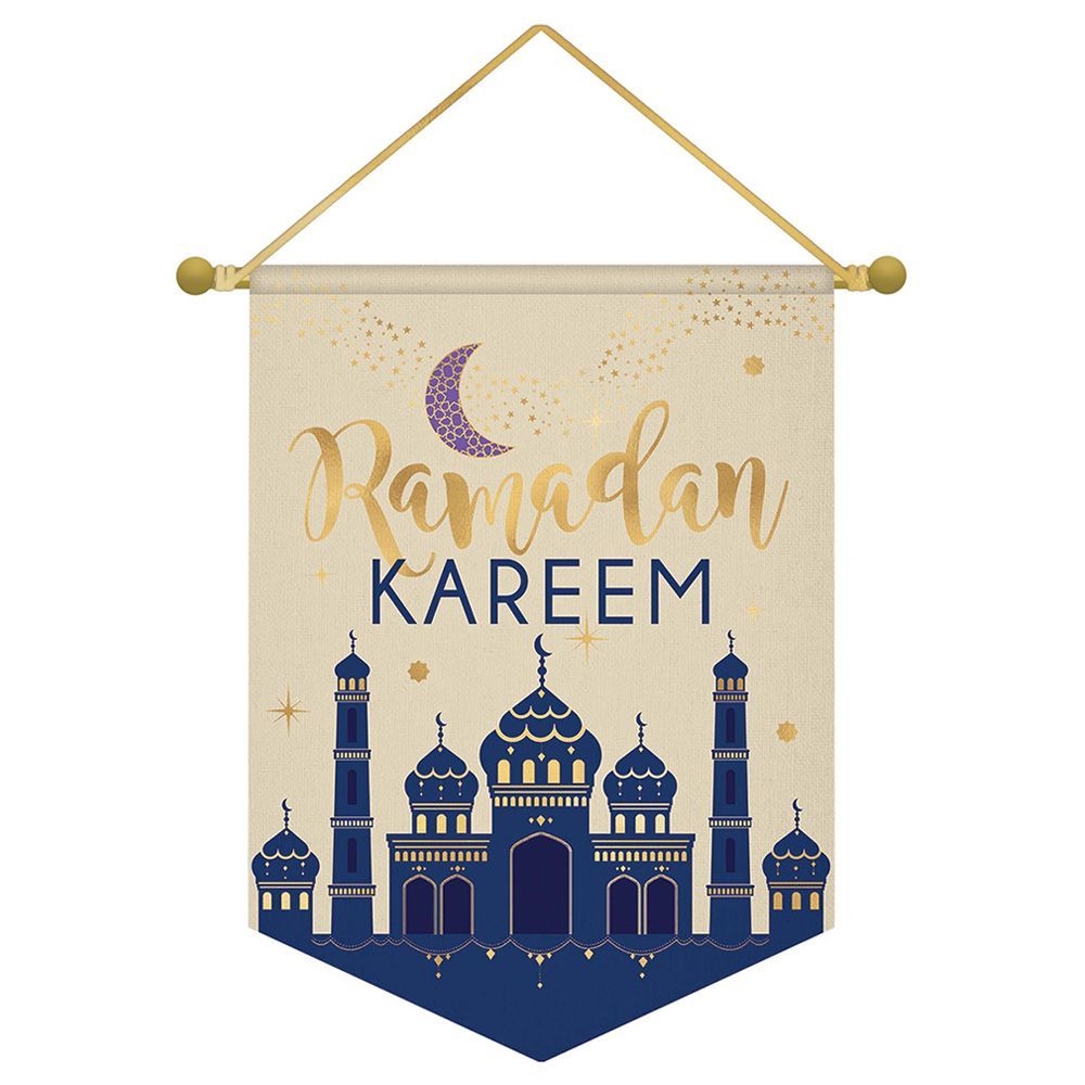 أمسكان - زينة معلقة رمضان كريم على كانفس