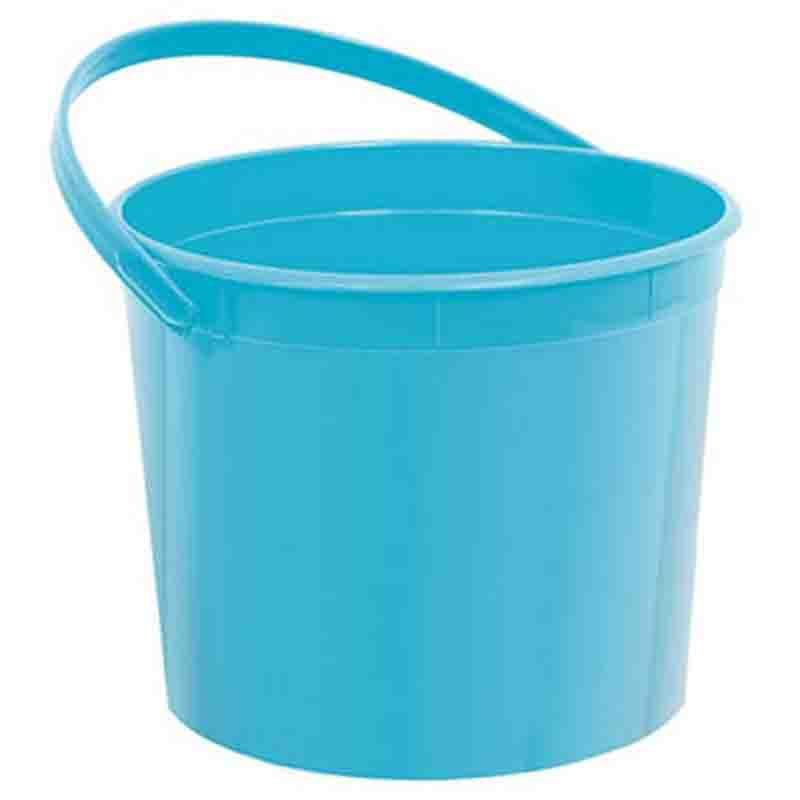 Caribbean Plastic Bucket - Blue