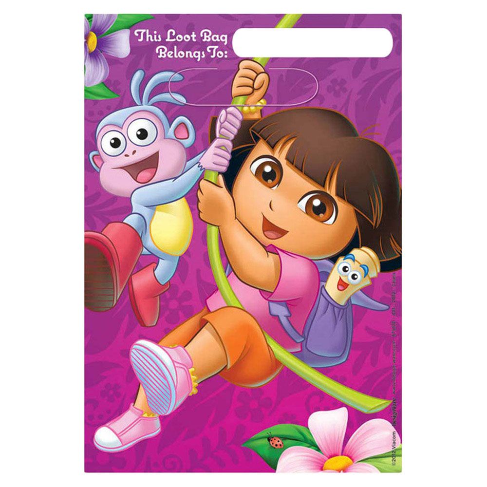 Dora's Flower Adventure Loot Bags (8pcs)