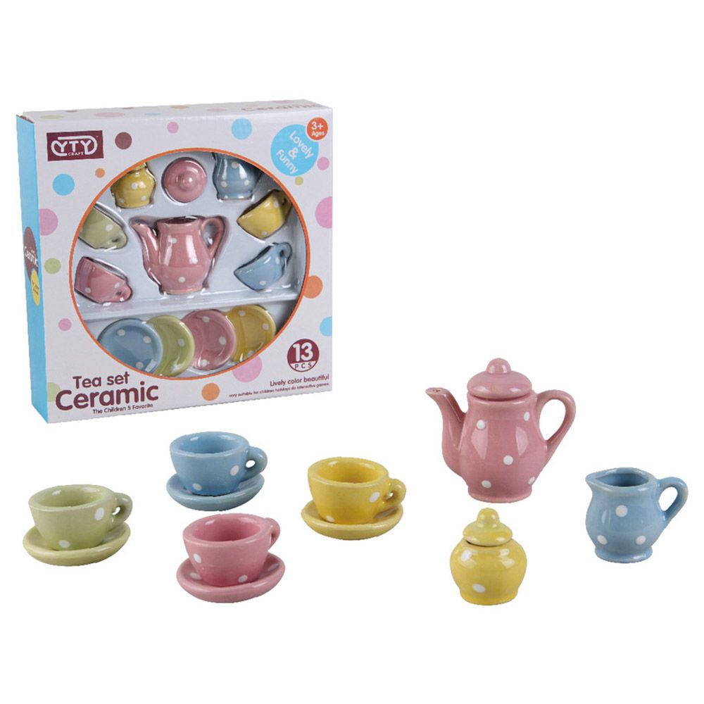 Family Center - 13pcs Porcelain Tea Set