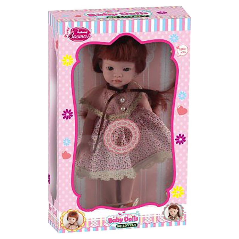 Basmah - Doll 12" - White/Orange