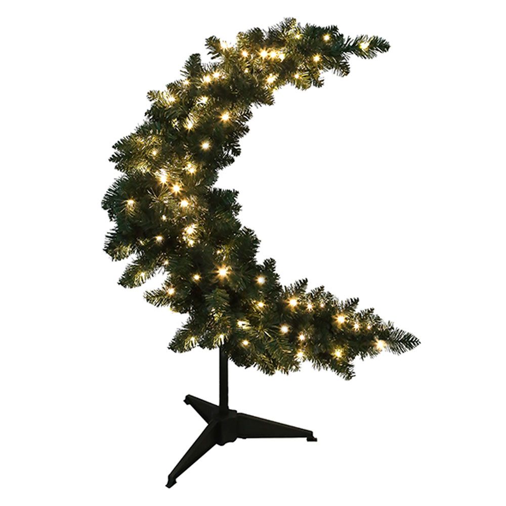 Ramadan Crescent Prelit 90cm/3ft - Green