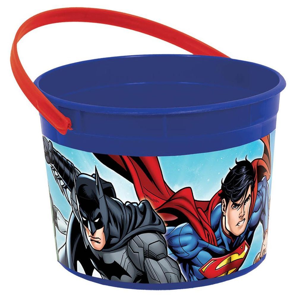 Amscan - Justice League Favor Container - Blue