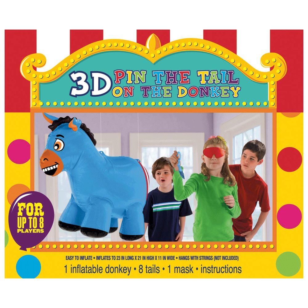 أمسكان - لعبة ضع الدبوس على ذيل الحمار