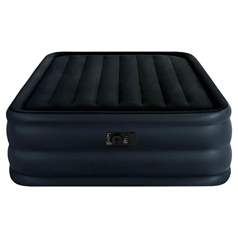 Intex - Queen Pillow Rest Raised Airbed With Fiber-Tech Bip