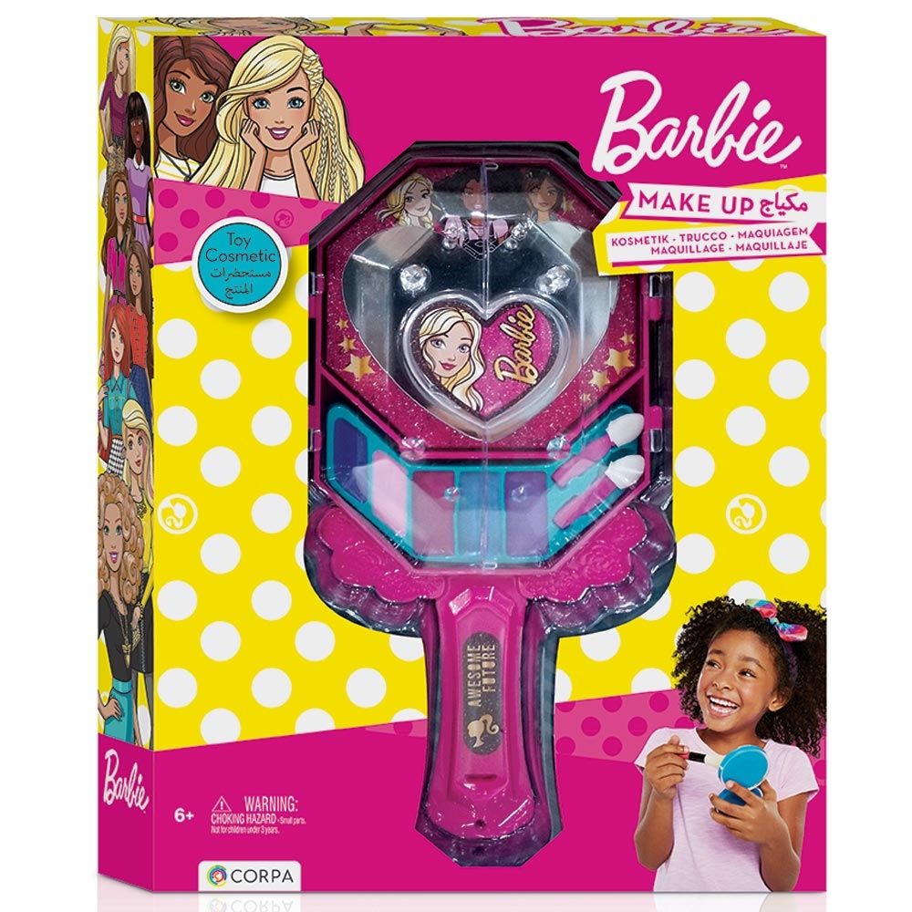 Barbie - Hand Mirror With Cosmetics