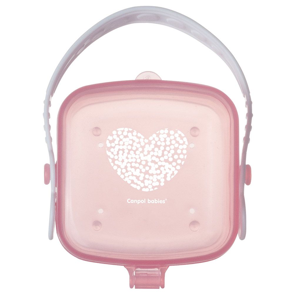 Canpol - Soother Container - Pink Heart