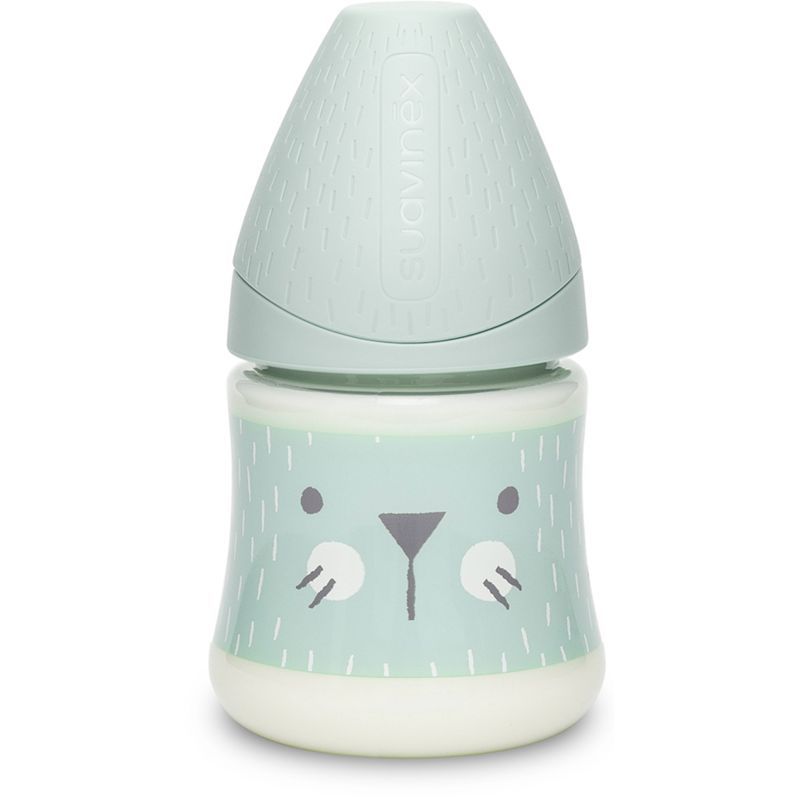 Suavinex - Whisker Silicone Feeding Bottle - 150ml - Green