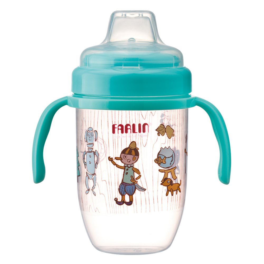 Farlin - Gulu Spout Training Cup - Blue - 240ml