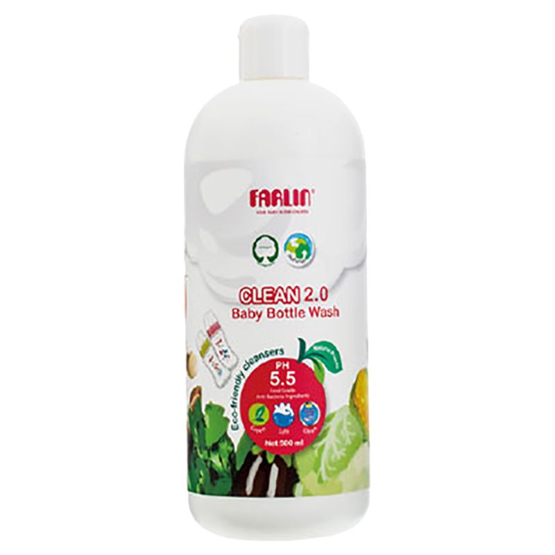 Farlin - Clean 2.0 Bottle Wash Flip Top Cap 500ml
