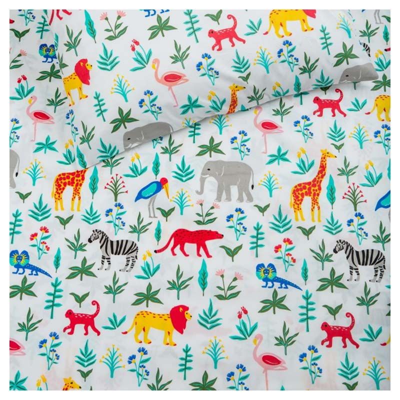 Little West Street - Serengeti Organic Crib Fitted Sheet