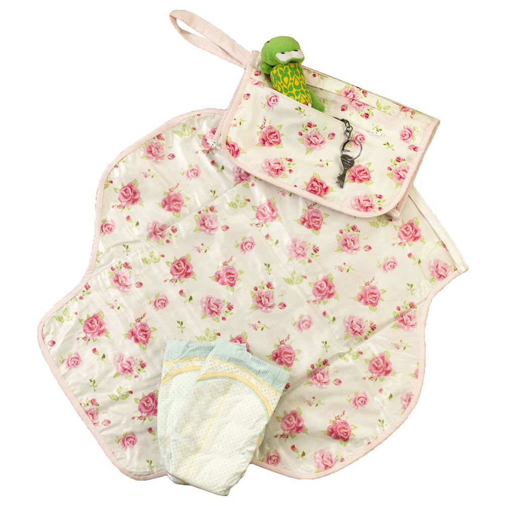 Little West Street - La Rose Diaper Clutch