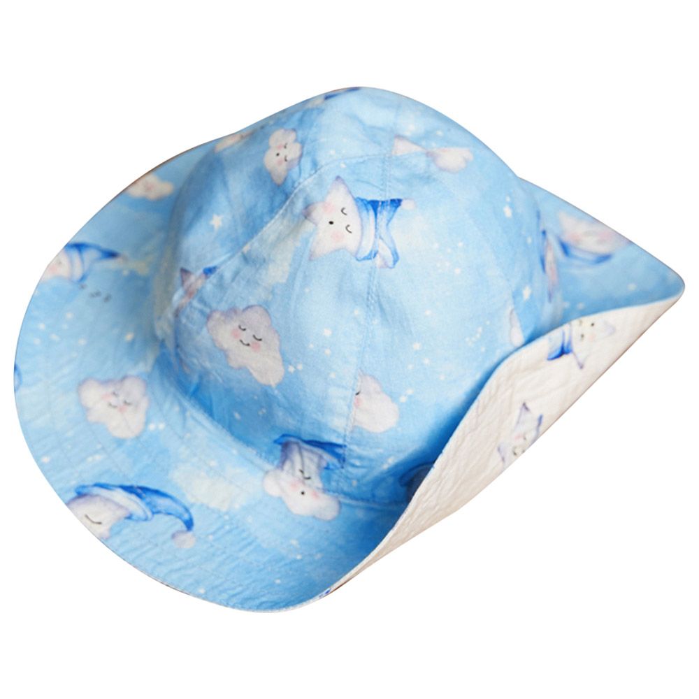 Little West Street - Celestial Blue Organic Sun Hat