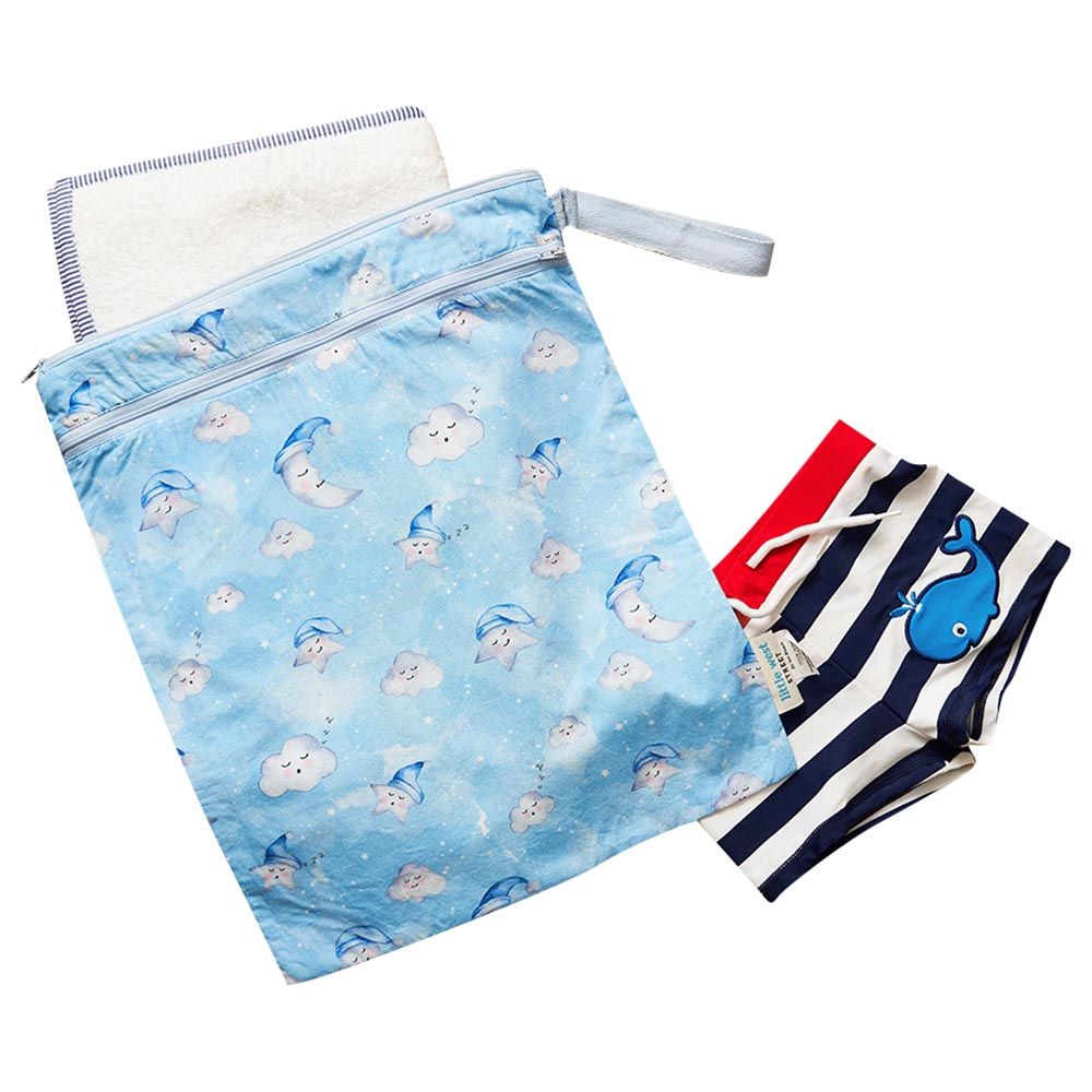 Little West Street - Celestial Blue Organic Wet/Dry Bag