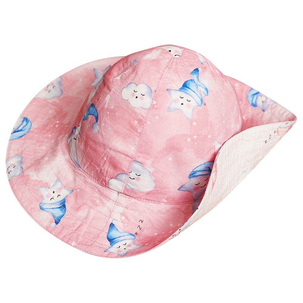 Little West Street - Celestial Pink Organic Sun Hat